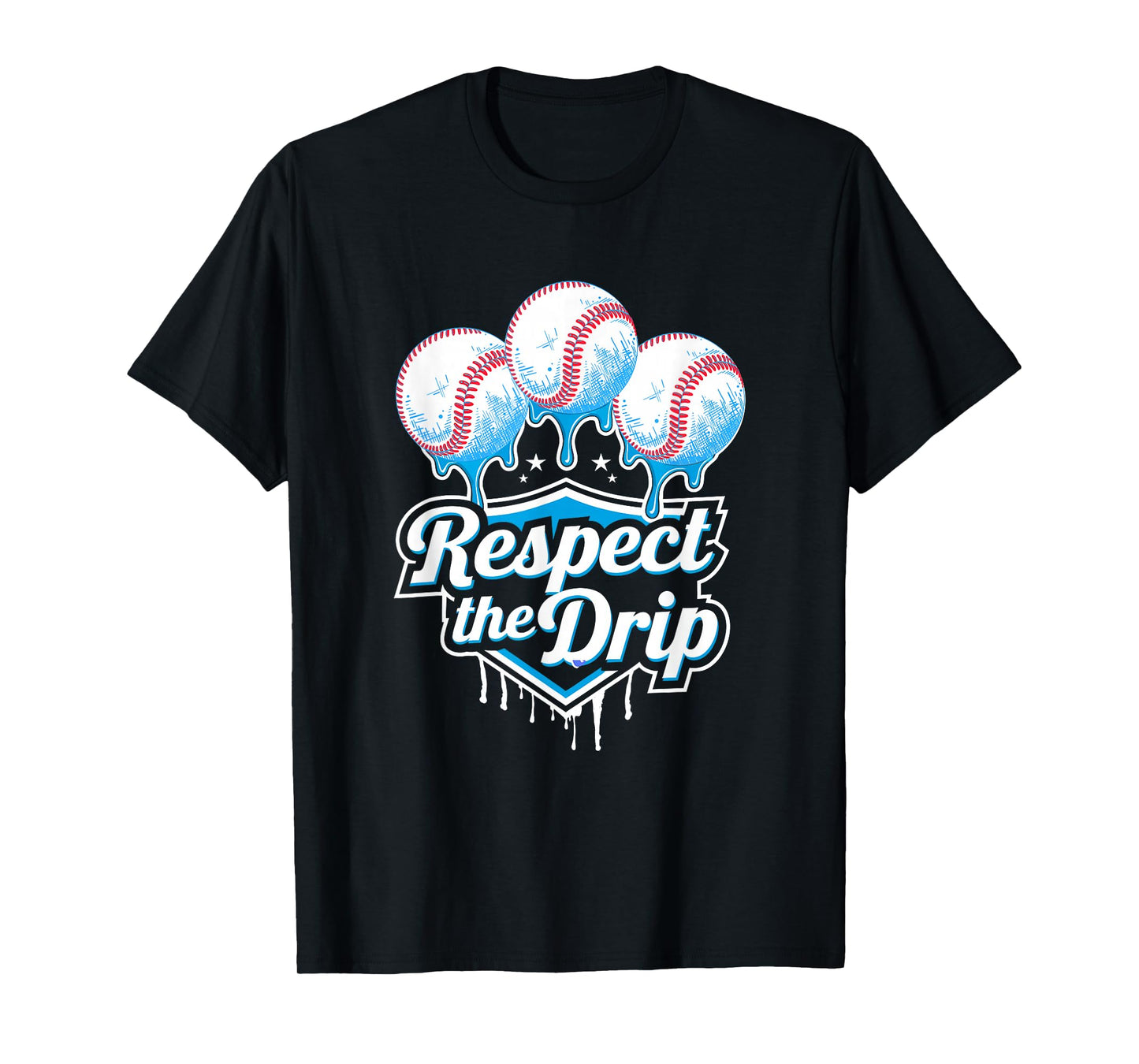 Respect The Drip Baseball Drip Boys Ice Cream Drip Youth T-Shirt