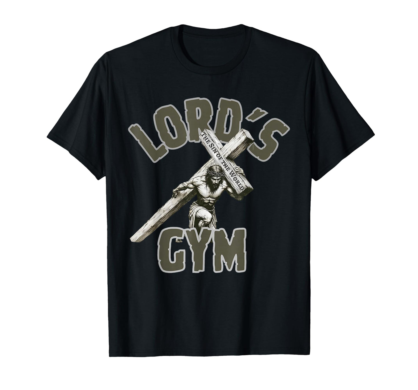Lord Gym Jesus His Pain Your Gain Christian World Jesus T-Shirt