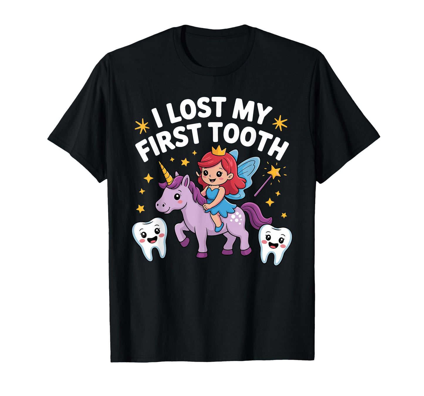 First Lost Tooth Design for Kids Boys Girls Lost First Tooth T-Shirt