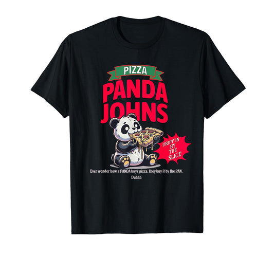Panda Johns Pizza Lovers T-Shirt