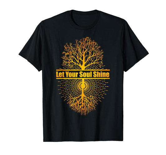 Let Your Soul Shine Tree of Life T-Shirt