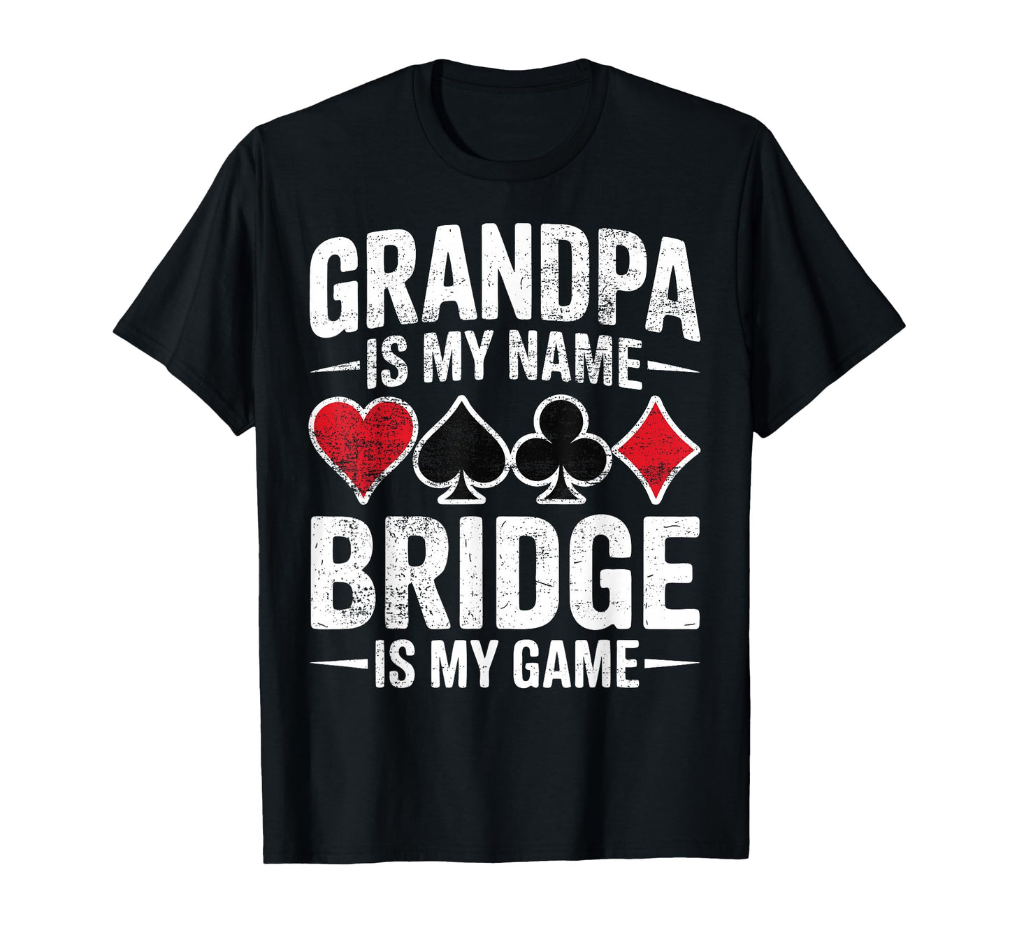 Grandpa Bridge Player Contract Bridge T-Shirt