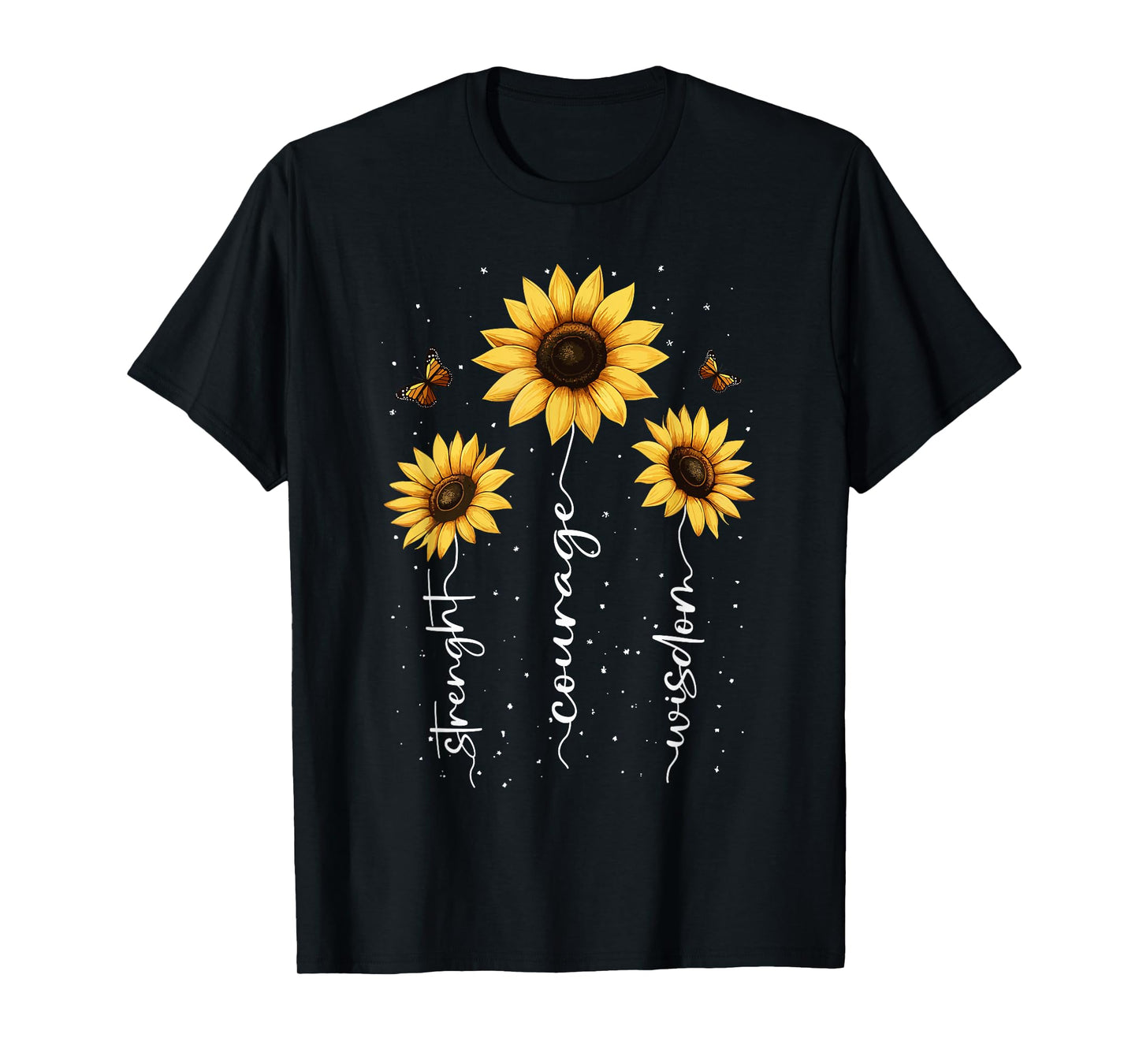 Inspirational Daisy Floral Cute Daisies Flower Nature Lover T-Shirt