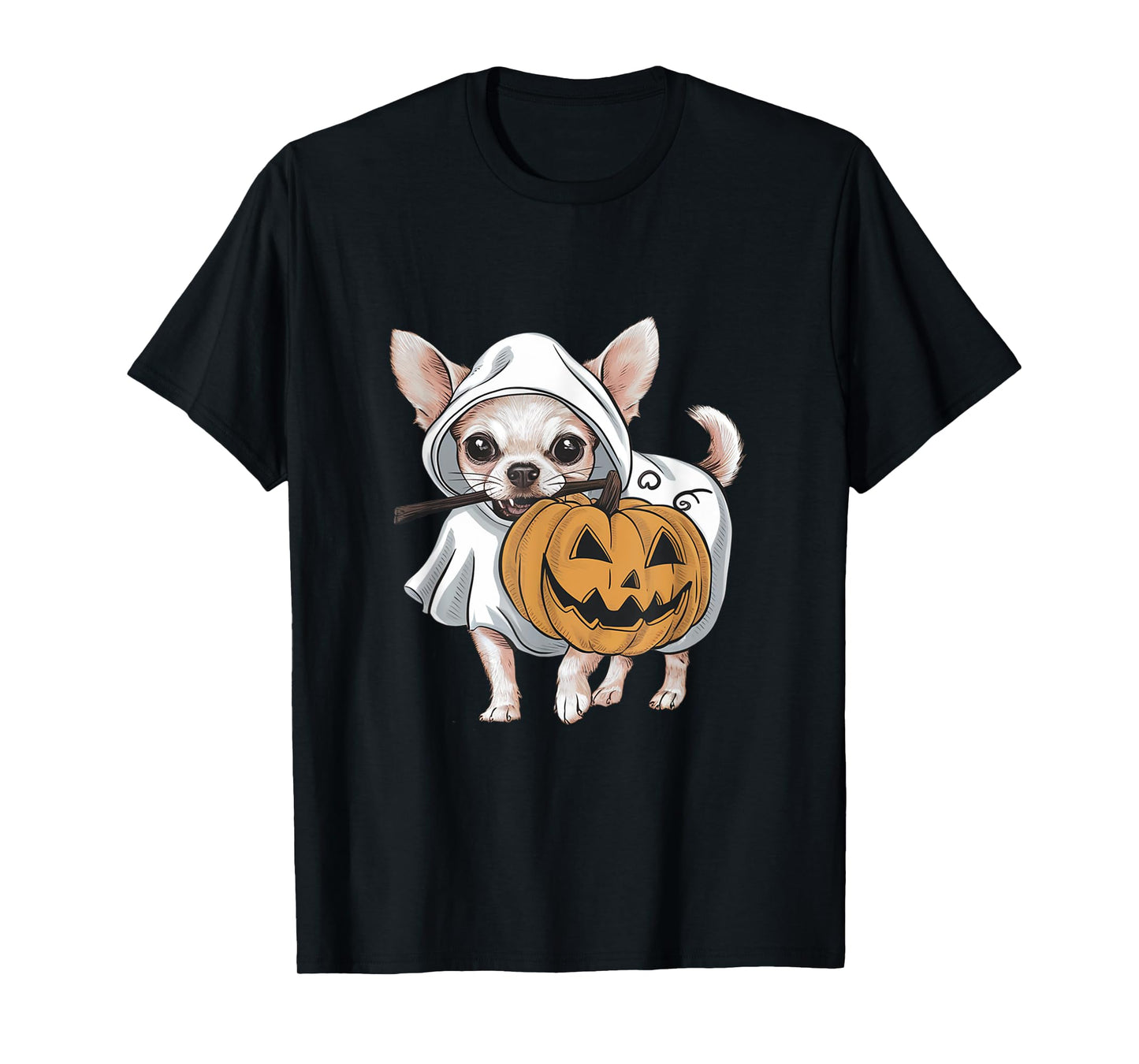 Chihuahua Ghost Dog Halloween T-Shirt