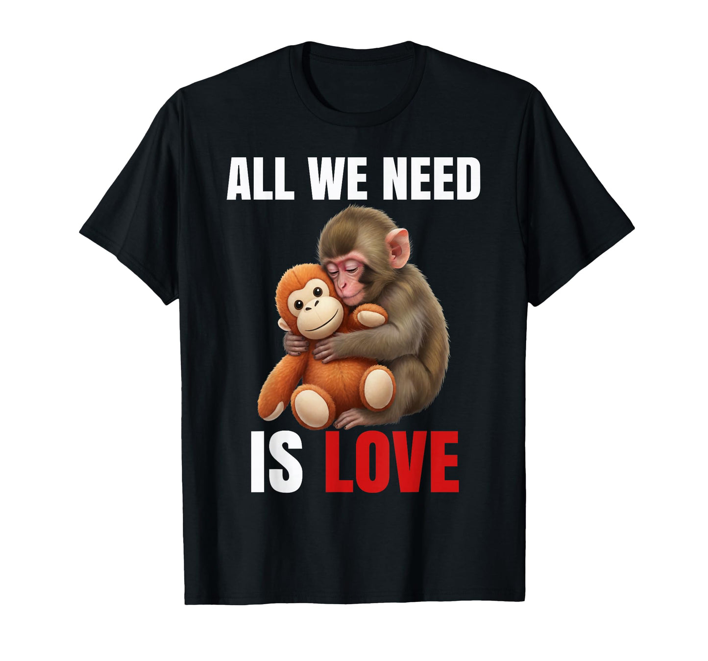 Baby Monkey Punch All We Need is Love T-Shirt