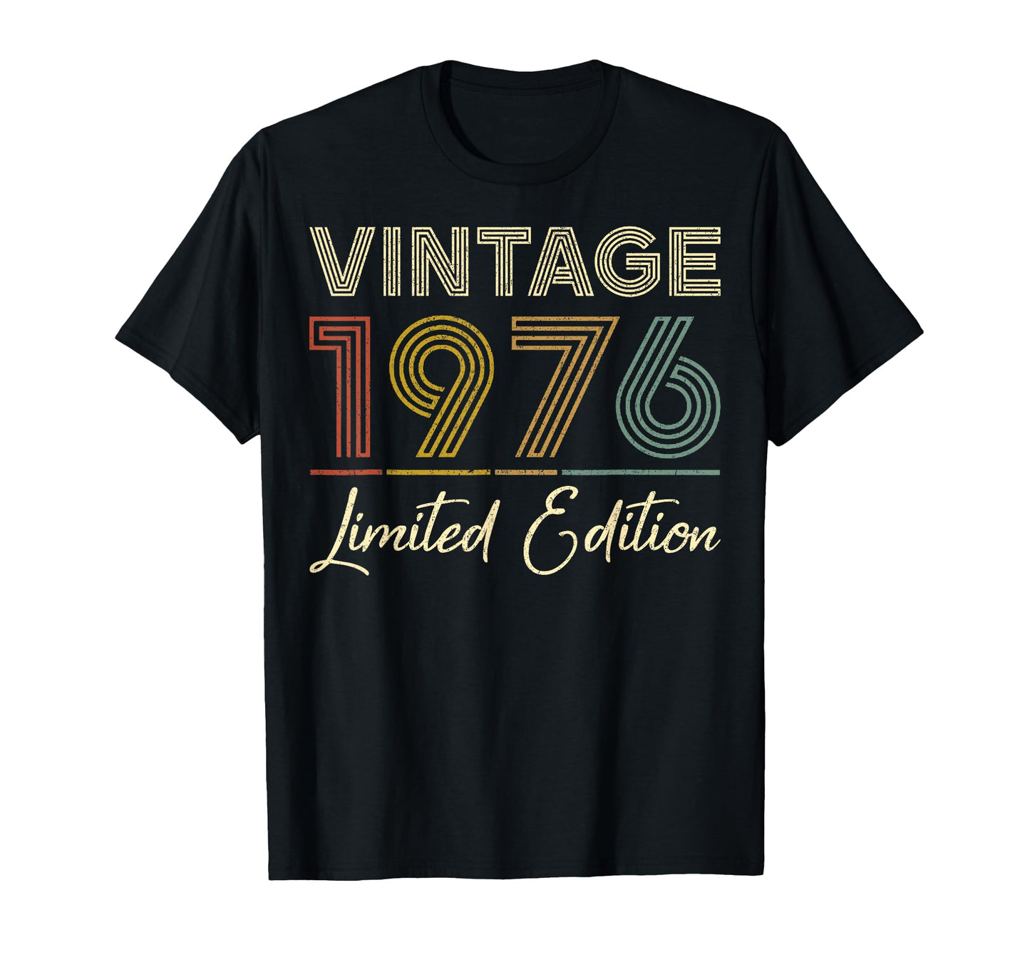 Vintage 1976 Limited Edition 50-Year-Old Gifts 50th Birthday T-Shirt