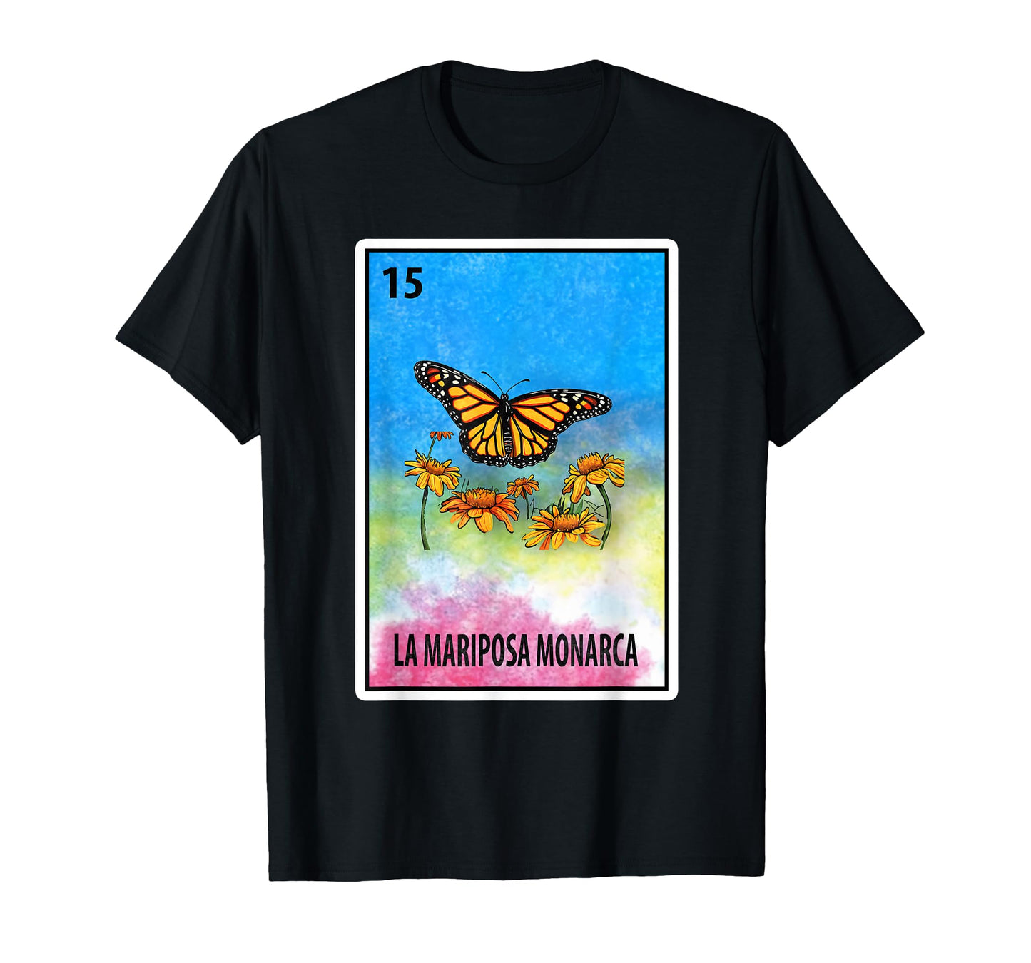 Mexican Bingo La Mariposa Monarca T-Shirt