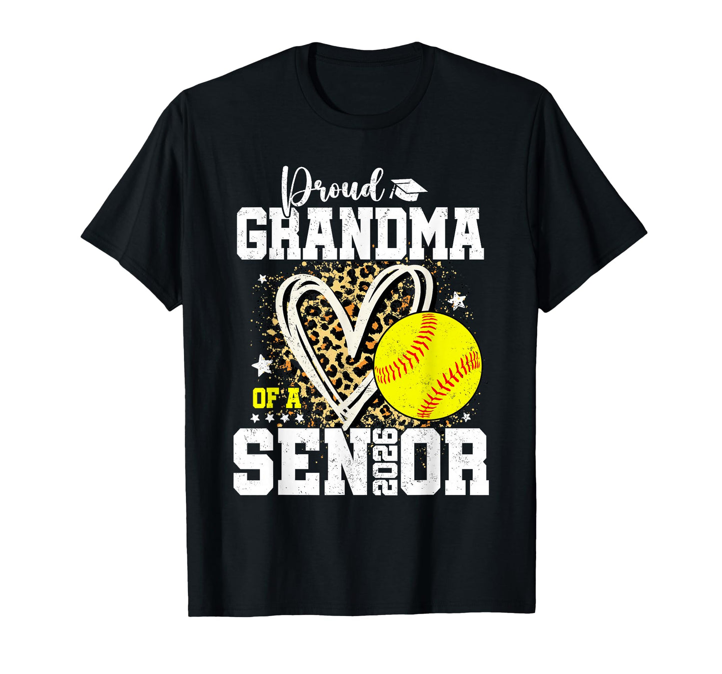Proud Grandma of A 2026 Senior Softball Player Graduation T-Shirt