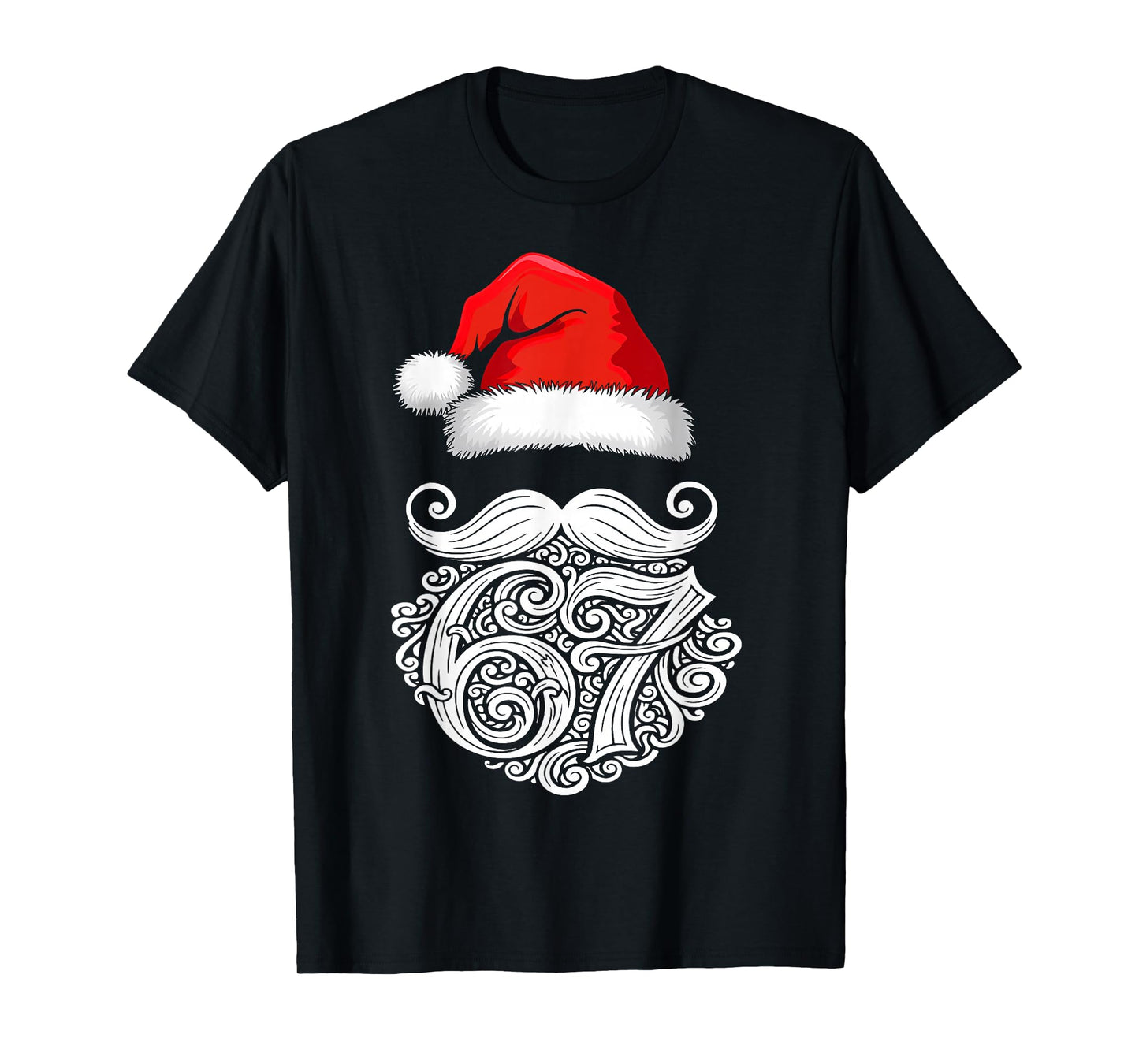 6 7 Christmas 67 Santa Six Seven Christmas Boys Teens 6/7 T-Shirt