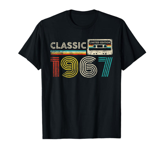 Classic 1967 Vintage Birthday 1967 Cassette Tape Classic T-Shirt