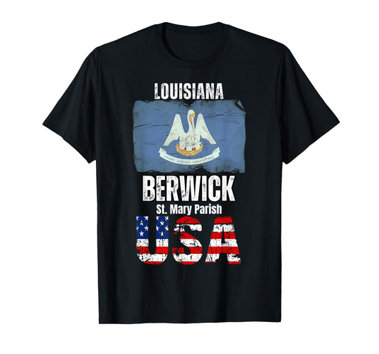 Berwick, Louisiana LA, St. Mary Parish, T-Shirt