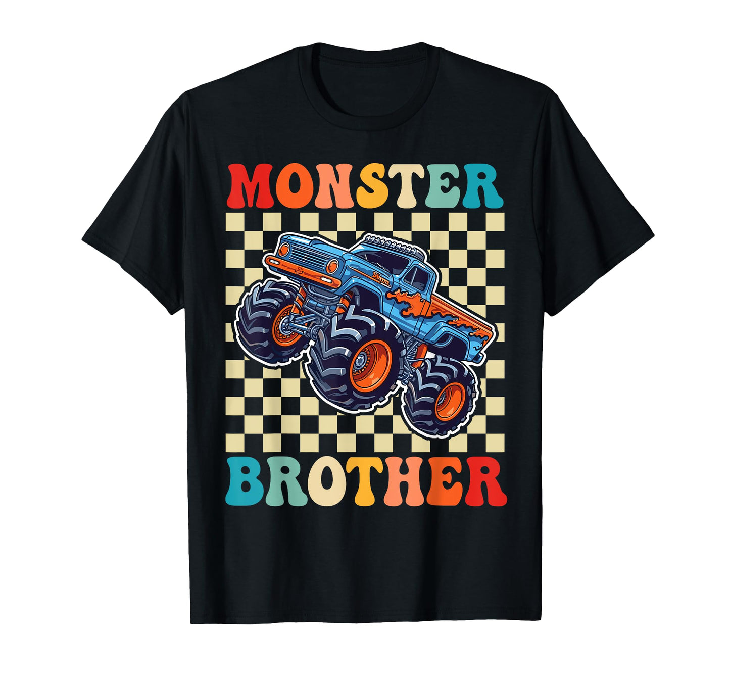 Monster Truck Brother Family Matching Monster Truck Lovers T-Shirt