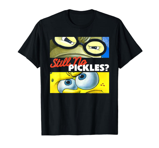 SpongeBob SquarePants Still No Pickles? Bubble Bass Cartoon T-Shirt