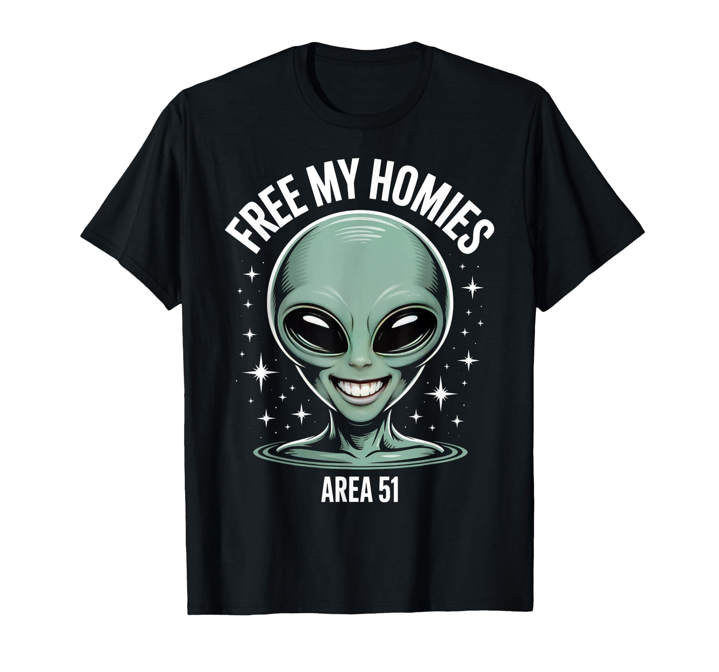 Alien Free My Homies Area 51 Funny UFO Boys Kids Men Women T-Shirt