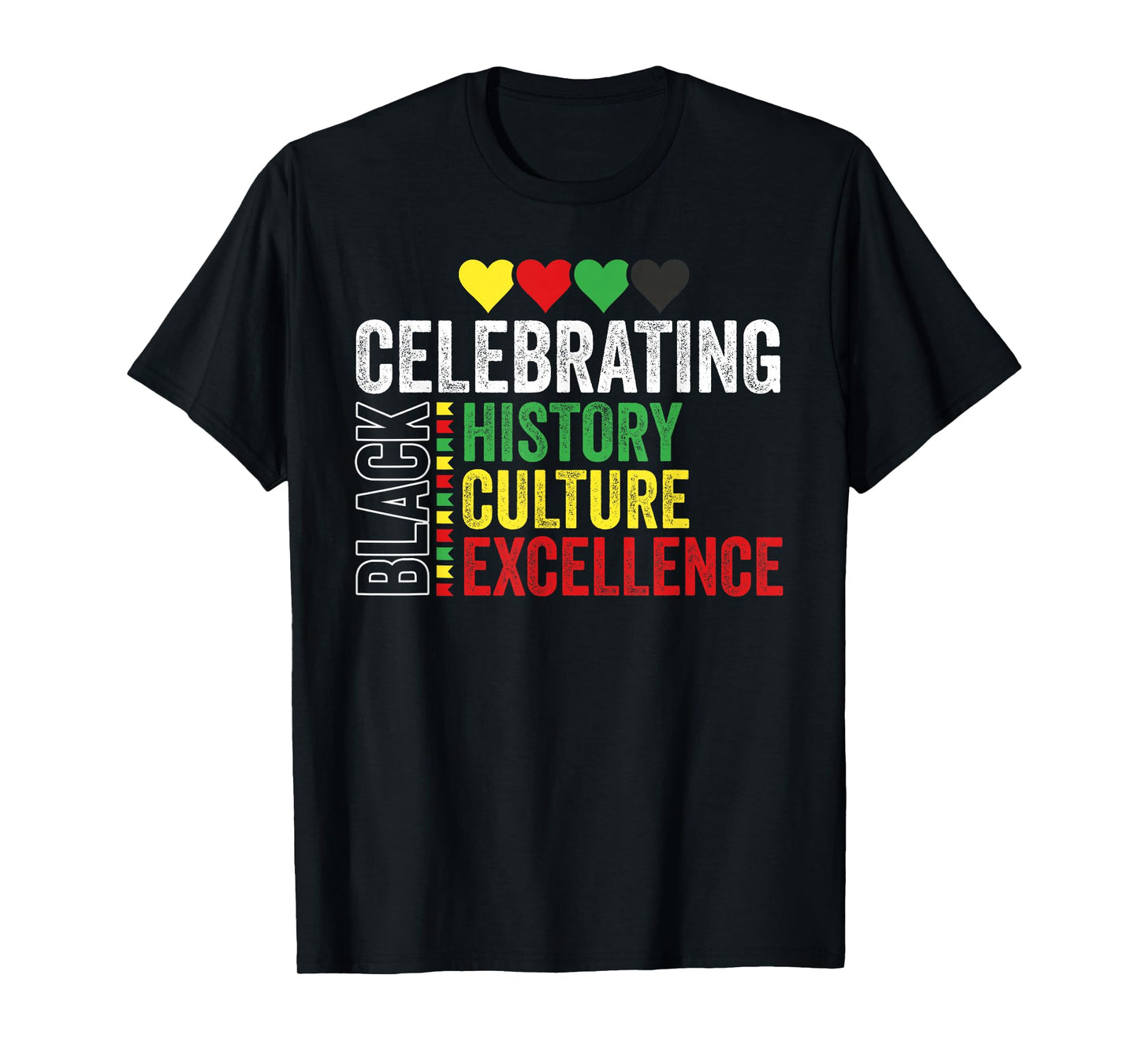 Celebrating Black History Month Afro African Women Men Kids T-Shirt