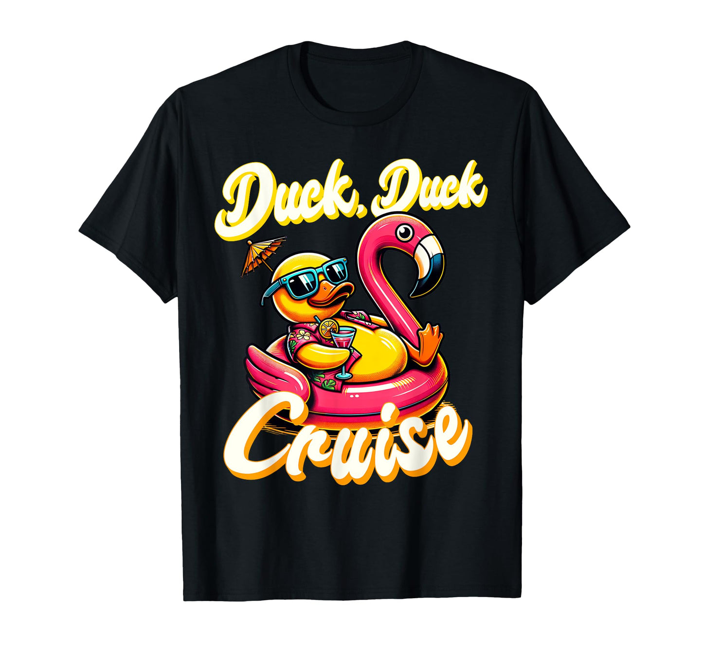 Cruising Ducks Duck Duck Cruise Family Vacation Rubber Duck T-Shirt