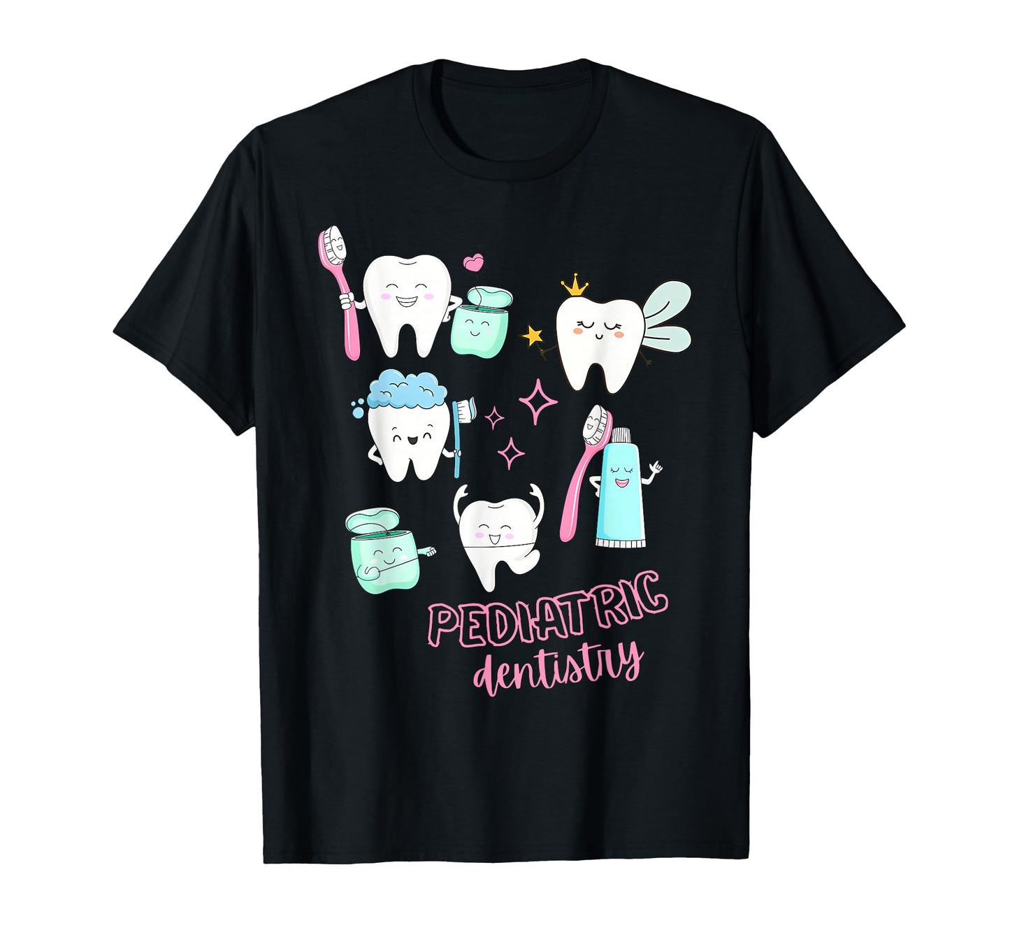 Cute Teeth Pediatric Dentistry Dental Hygienist Dental Squad T-Shirt