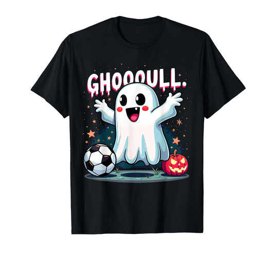 Ghoooal Soccer Ghost Halloween Funny Soccer Halloween T-Shirt