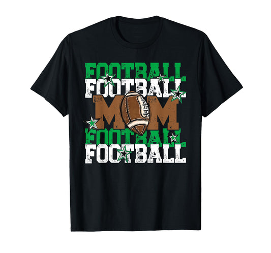 Touchdown American Football Mom Game Day Thanksgiving Retro T-Shirt