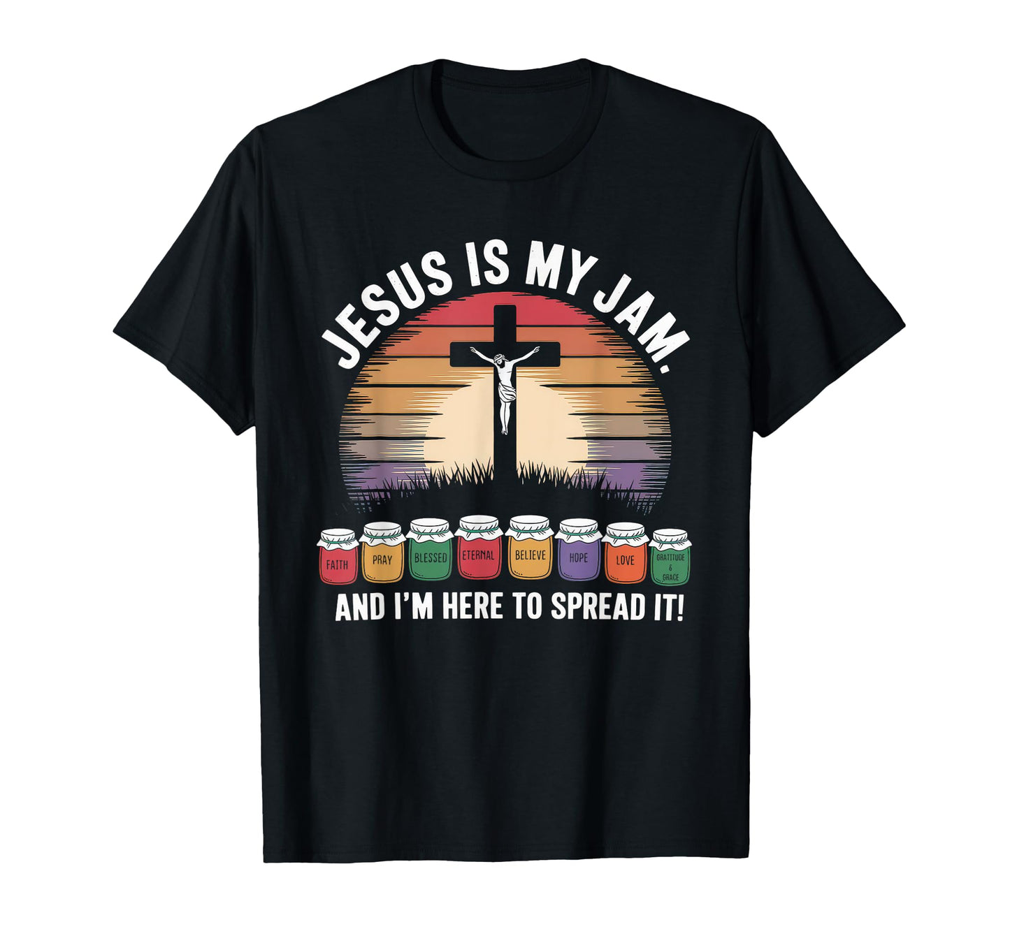 Jesus is My Jam Tshirt Men Women Christian Bible Verse T-Shirt