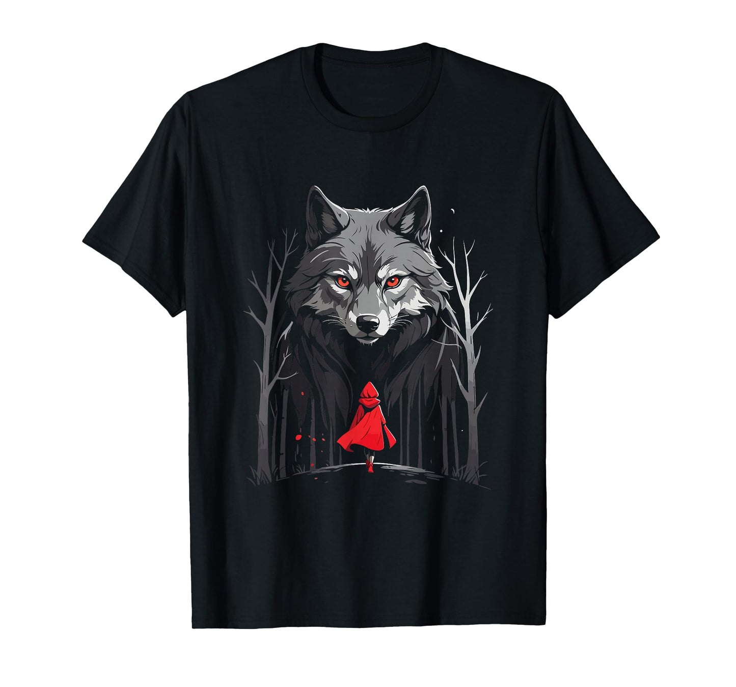 Classic Red Riding Hood Fairy Tale Wolf Story Time T-Shirt