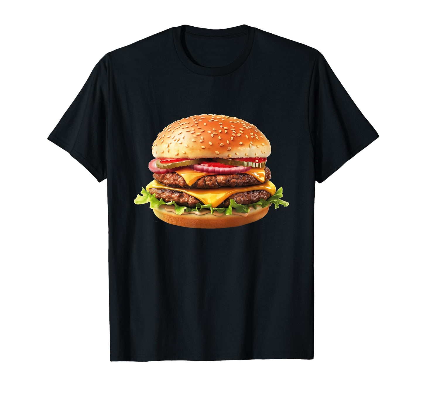 Hamburger Cheese BBQ Lovers T-Shirt