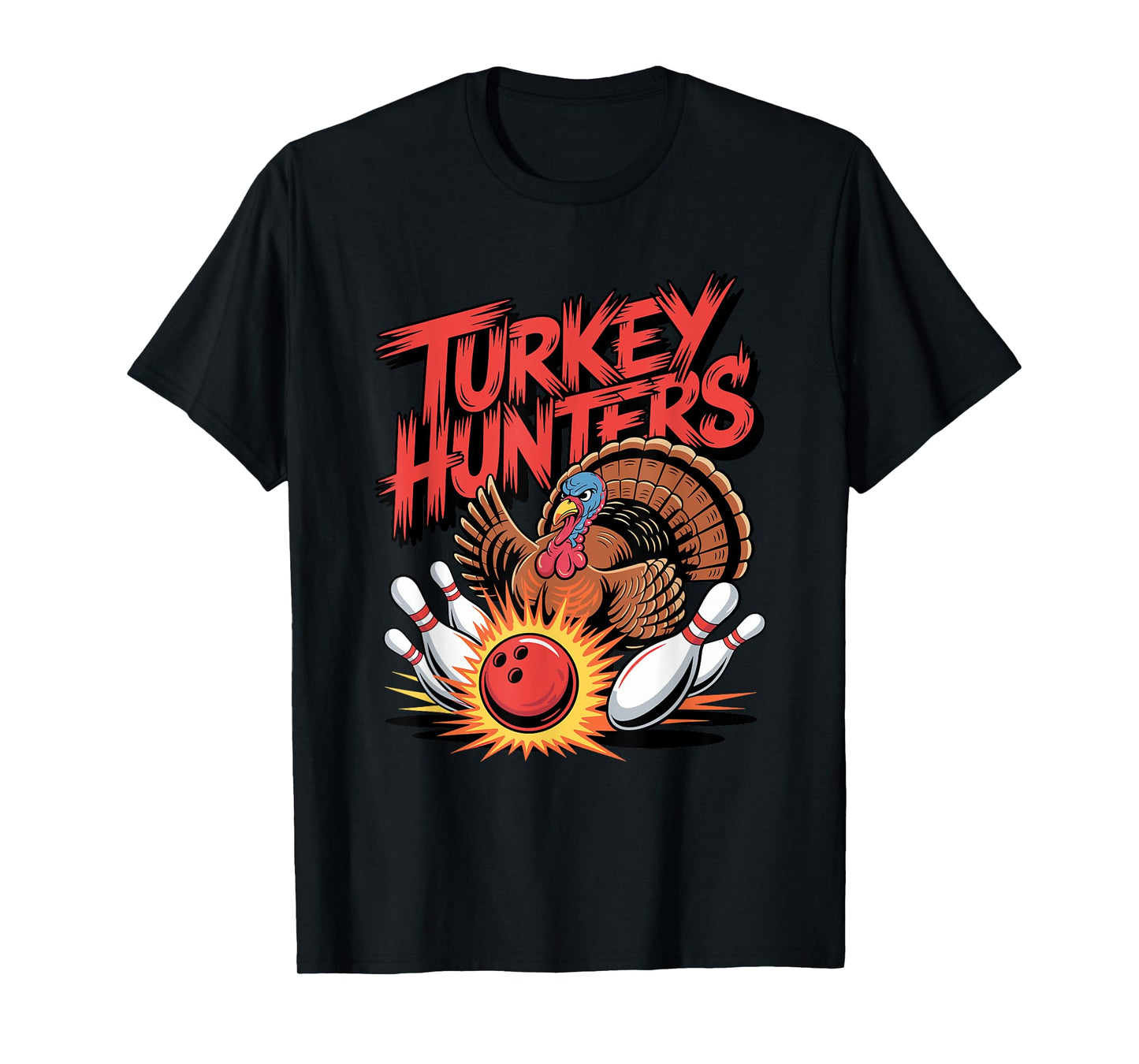 Turkey Hunters Mens Bowling T-Shirt