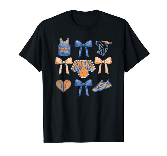 NBA New York Knicks Bow Grid T-Shirt