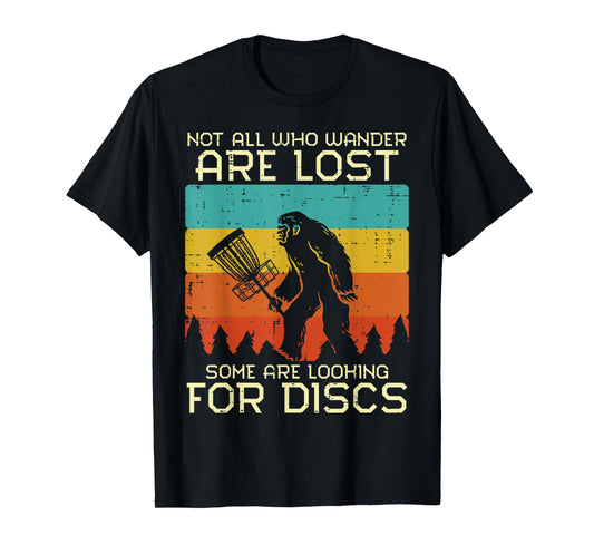 Disc Golf Bigfoot Sasquatch Frisbee Frolf Men Women Kids T-Shirt