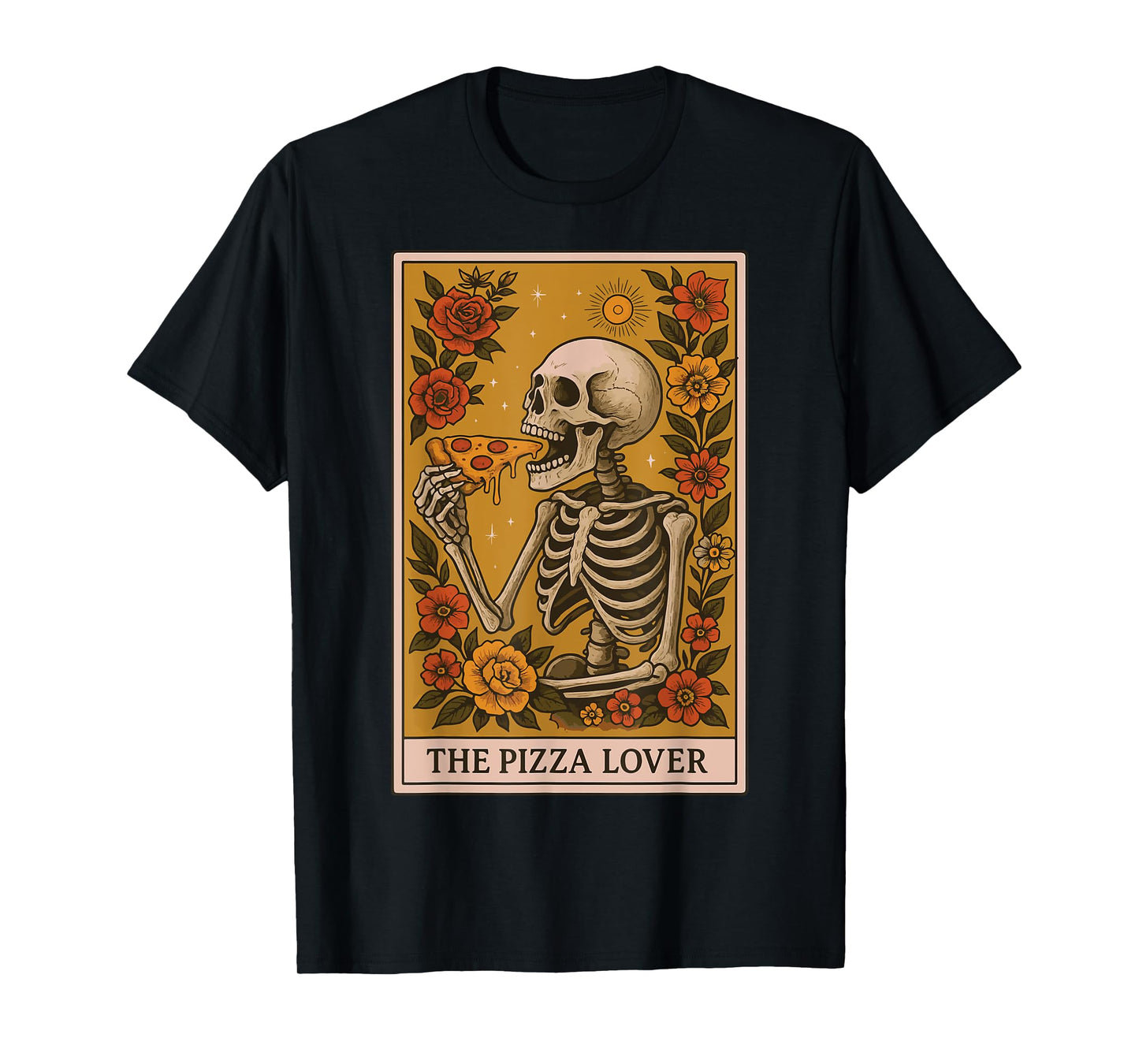 The Pizza Lover Tarot Card T-Shirt