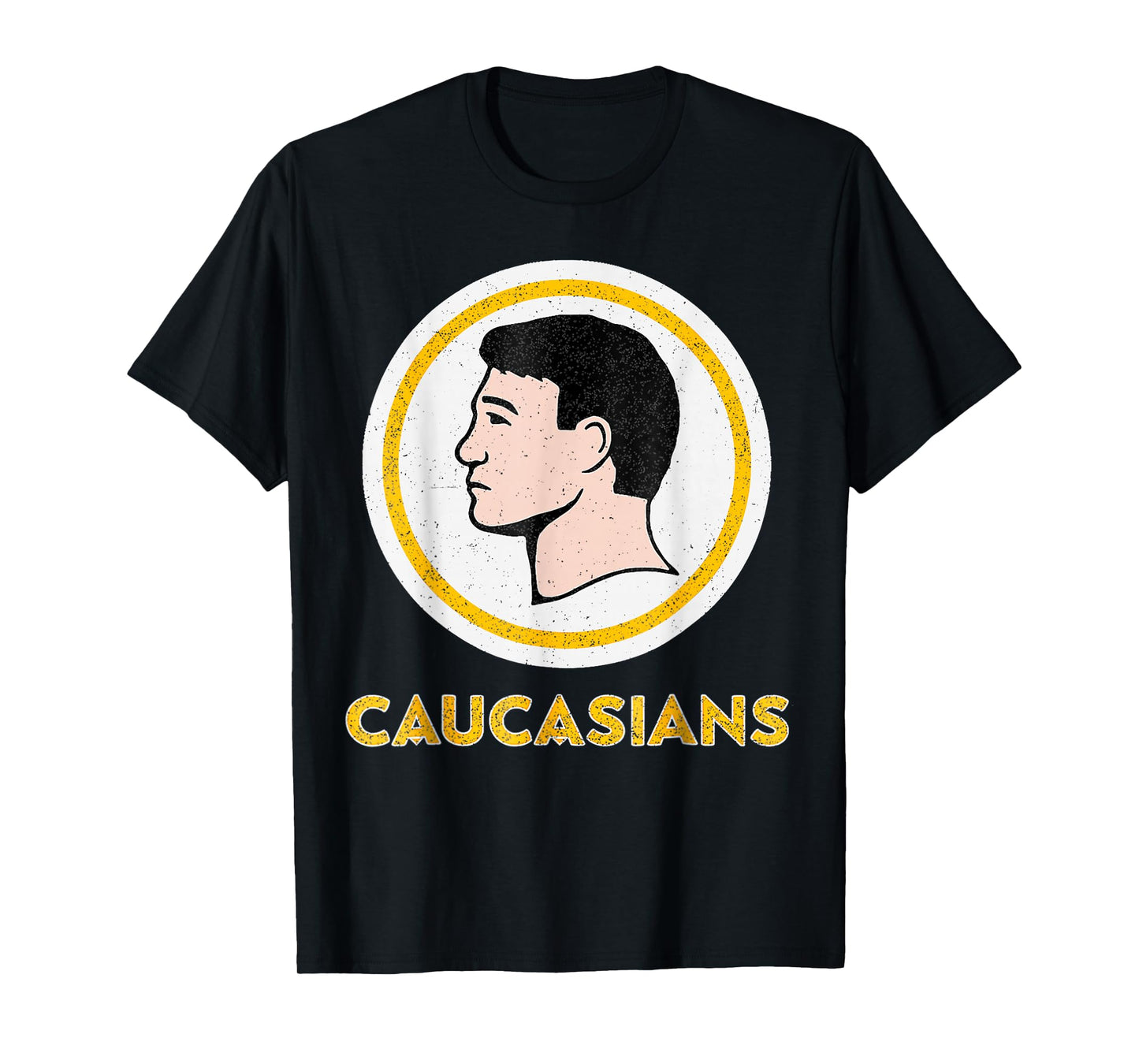 Caucasians Funny Vintage Caucasians Pride T-Shirt