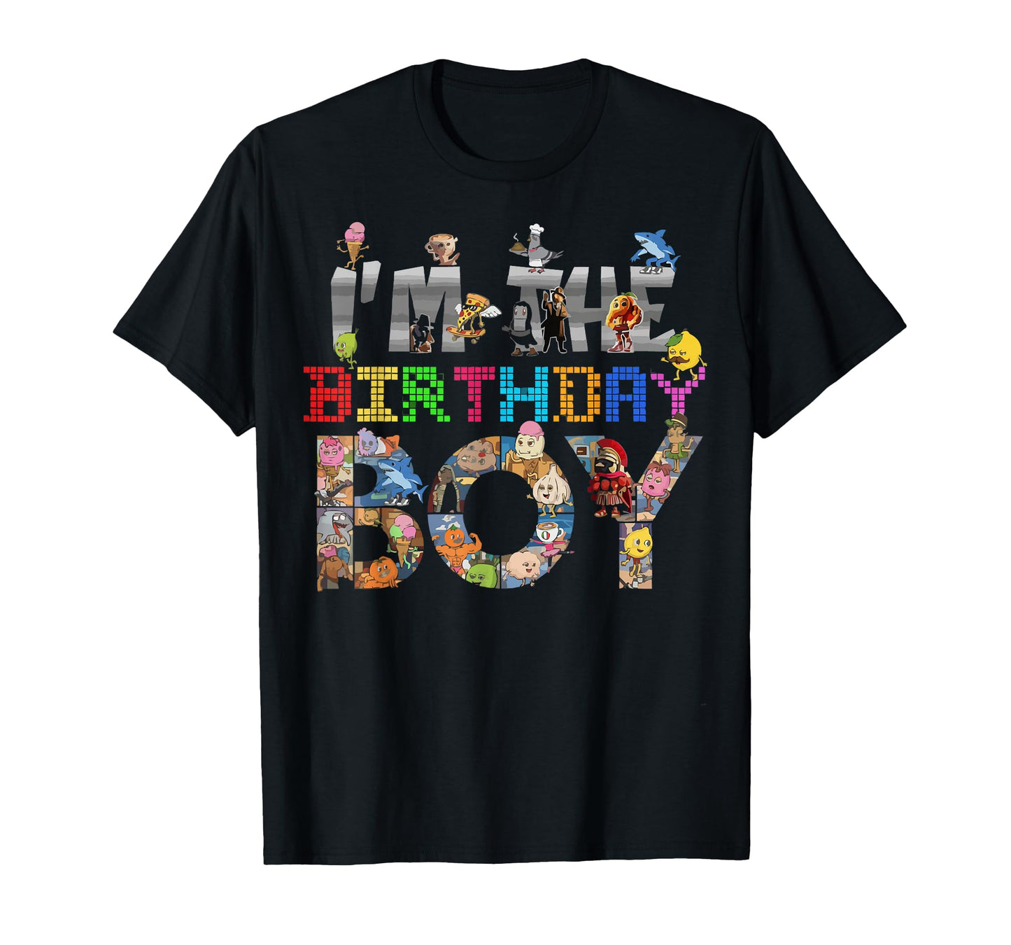 Italian BRAINROT Meme Funny I'm The Birthday Boy T-Shirt