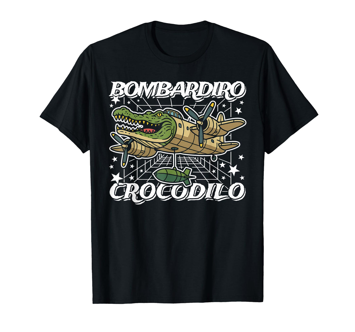 Bombardiro-Crocodilo Italian-Brainrot No Bad Drops on Kids T-Shirt
