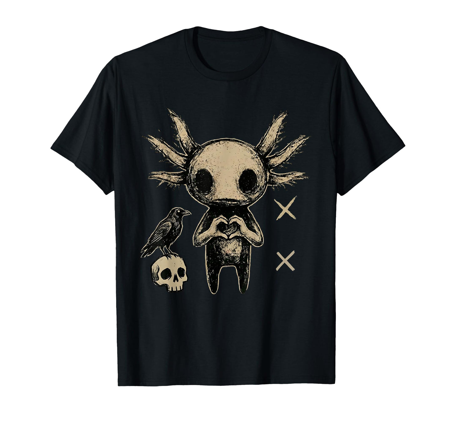 Axolotl Still Emo Raven Goth T-Shirt