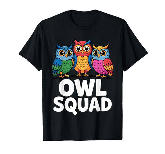 Cool Owl Design for Men Women Kids Bird Animal Owl Lovers T-Shirt