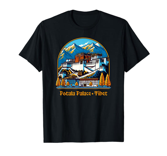 Potala Palace Tibet Lhasa Buddhist T-Shirt