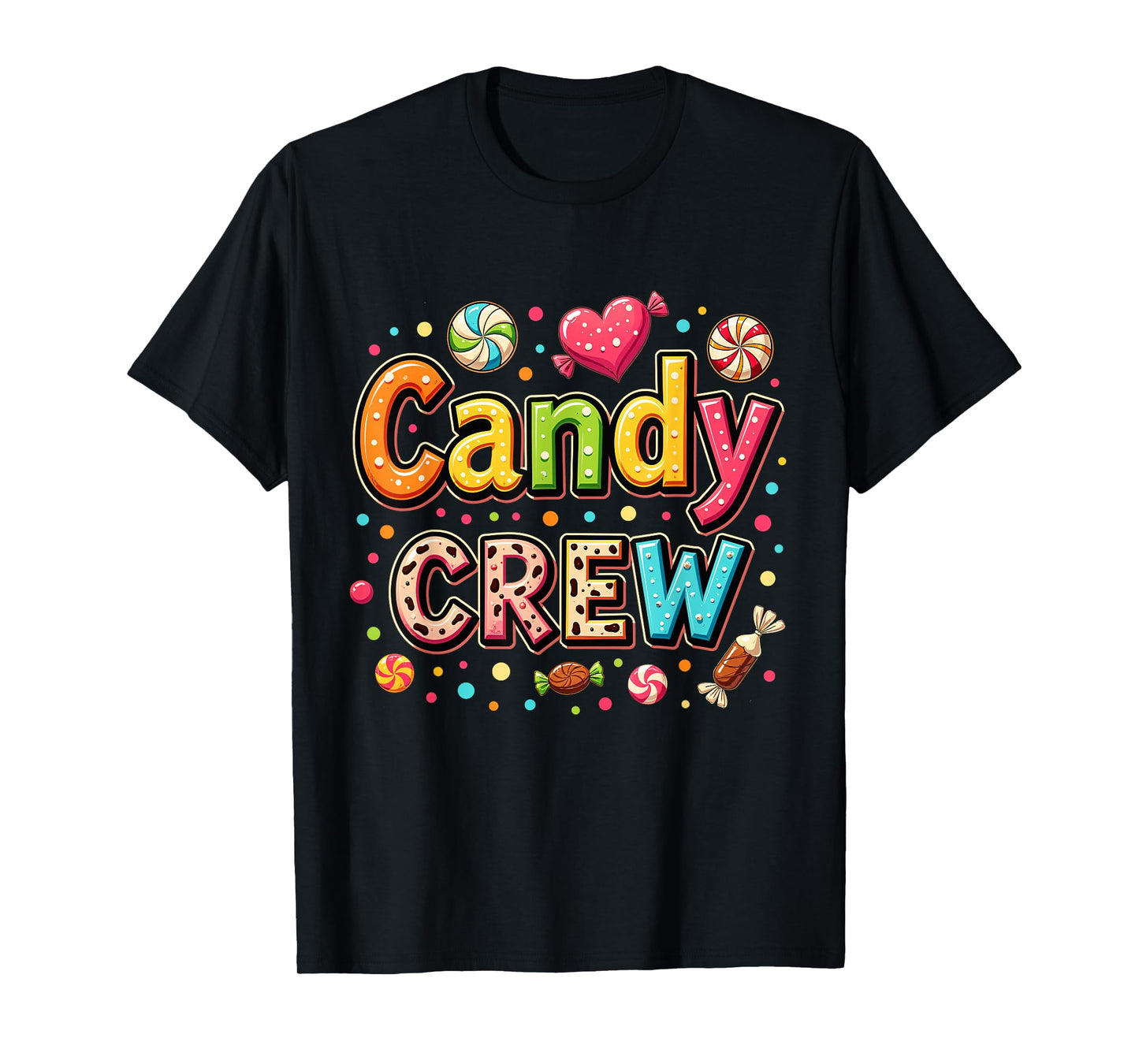 Candy Party Crew Lover Cute Halloween Trick or Treat Outfit T-Shirt