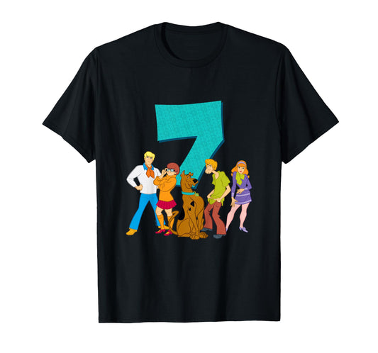 Kids Scooby-Doo 7th Birthday This Meddling Kid is 7 T-Shirt