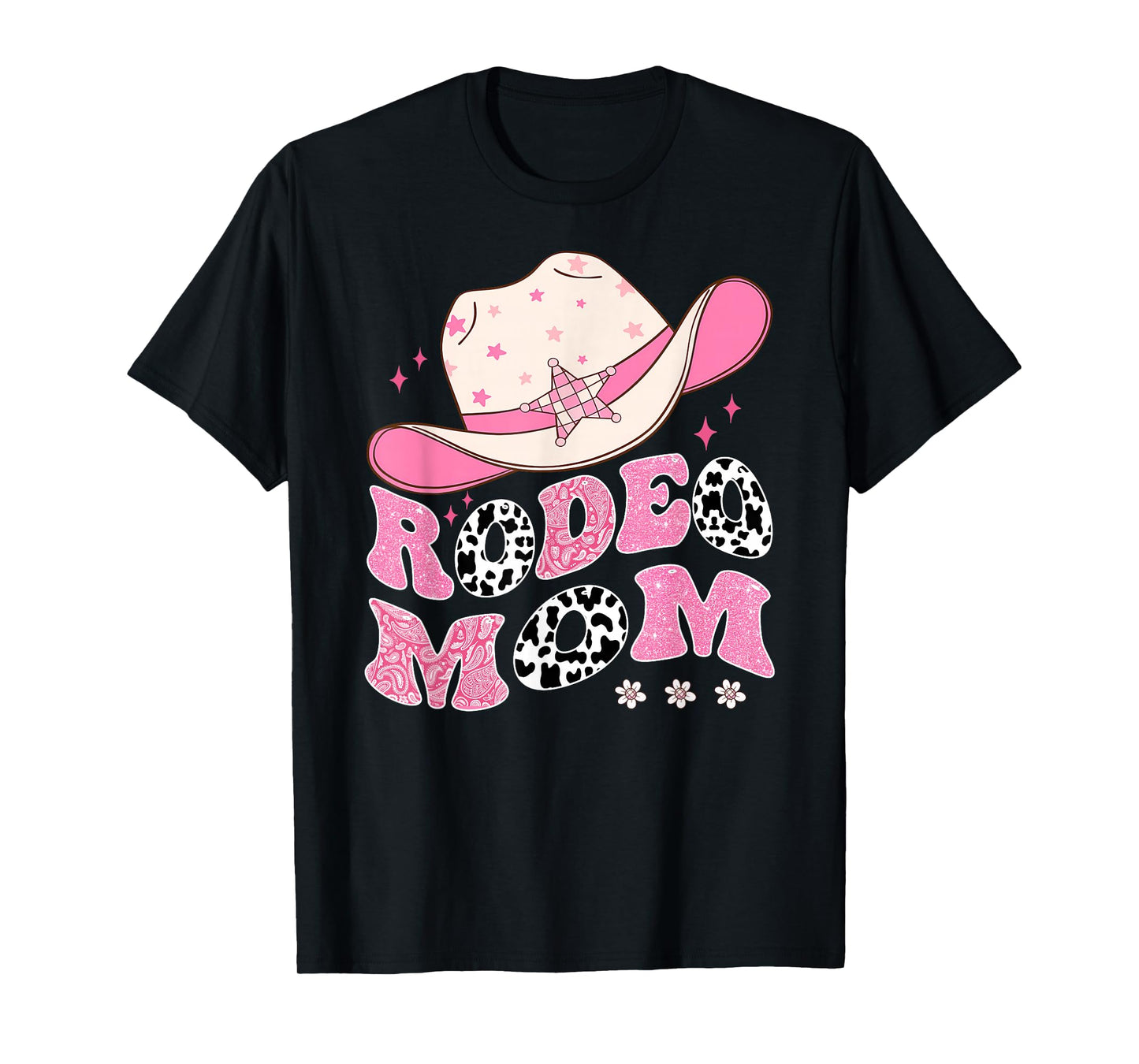 Rodeo Mom Pink CowGirl 1St Birthday Family Matching T-Shirt