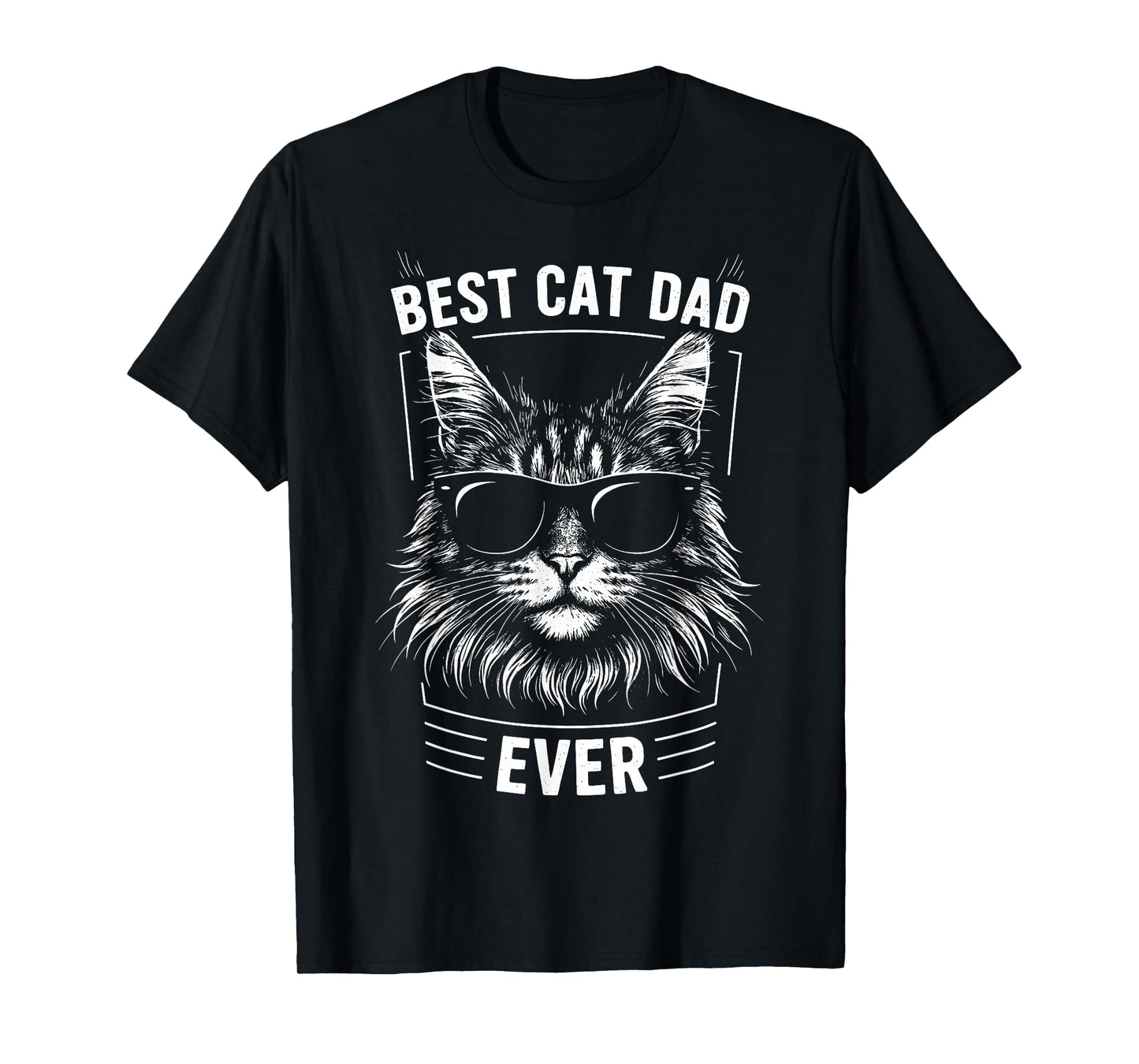 Best Maine Coon Cat Dad Ever T-Shirt