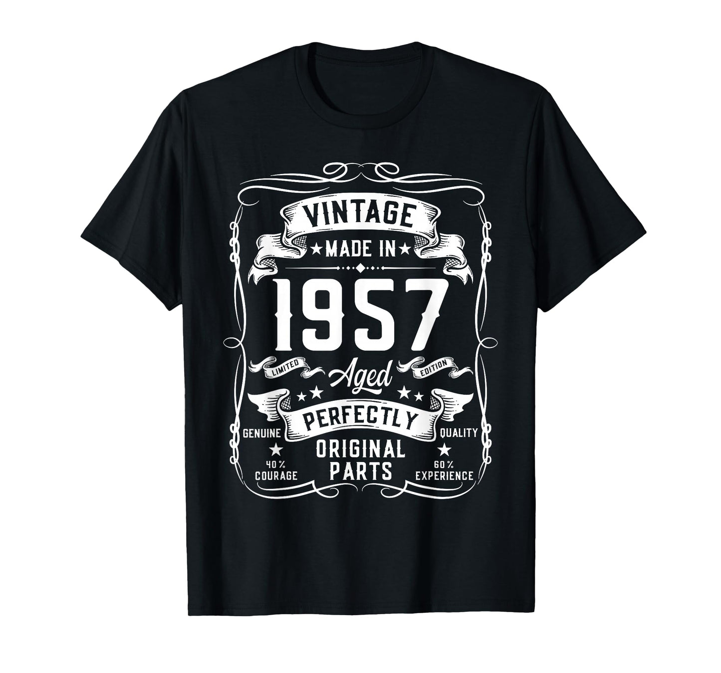 Vintage 1957 69yr 69th Birthday Gifts for Men 69 Years Old T-Shirt