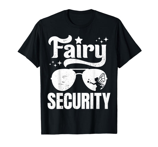 Fairy Security Protection Squad Birthday family Brother Men T-Shirt