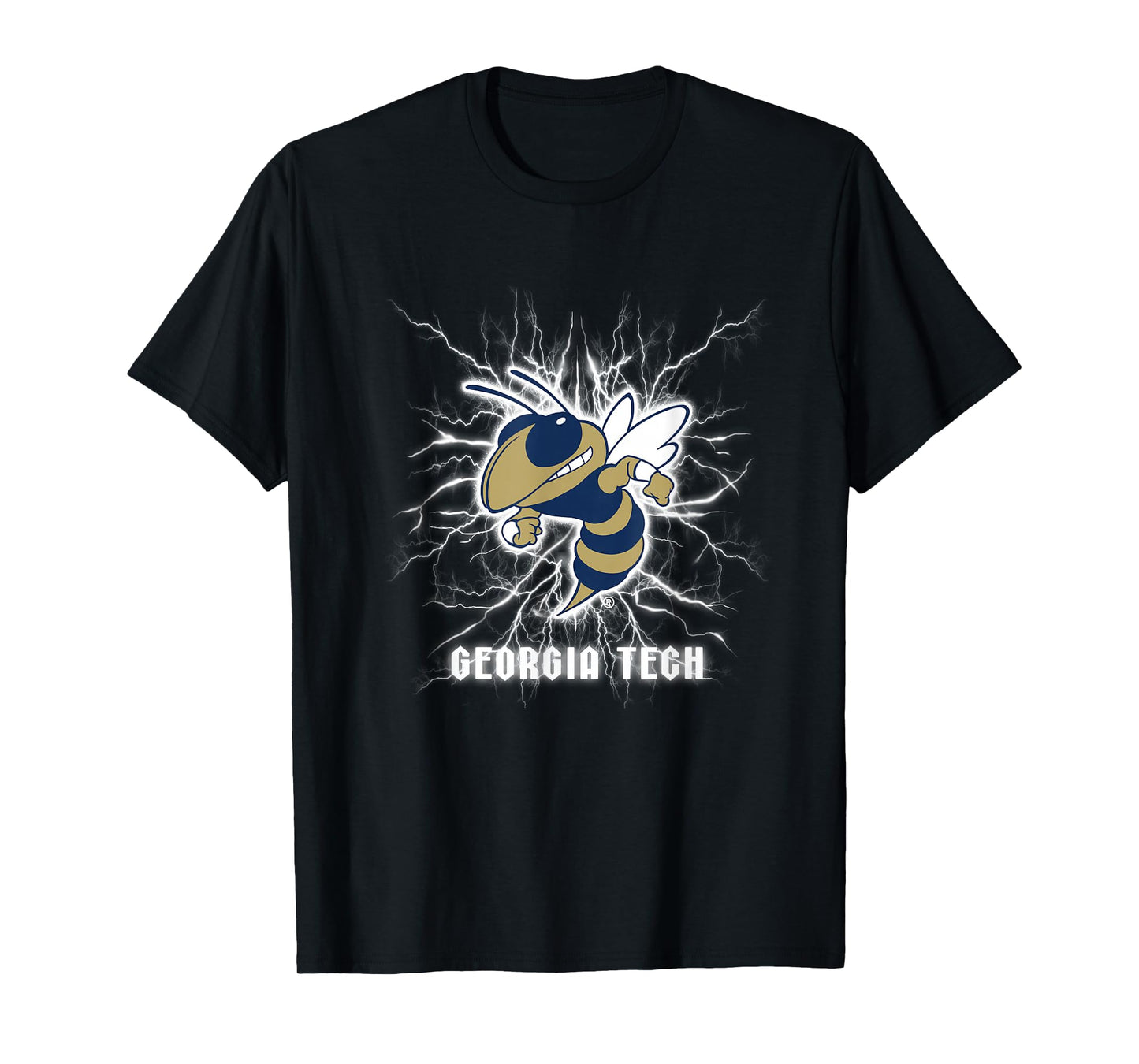 Georgia Tech Yellow Jackets 90's Lightning T-Shirt