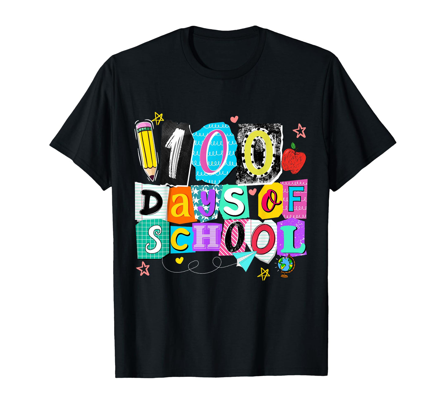100th Day of School Teachers Kids Child Happy 100 Days T-Shirt