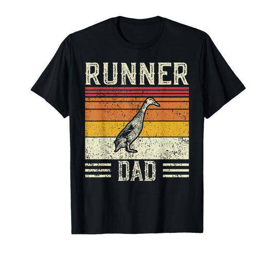 Best Duck Dad Men - Vintage Runner Duck T-Shirt