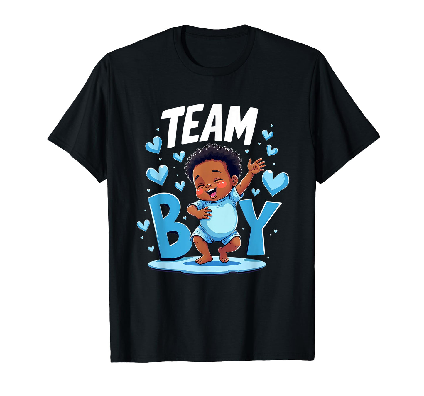 Team Boy Design Gender Reveal New Baby Boy T-Shirt