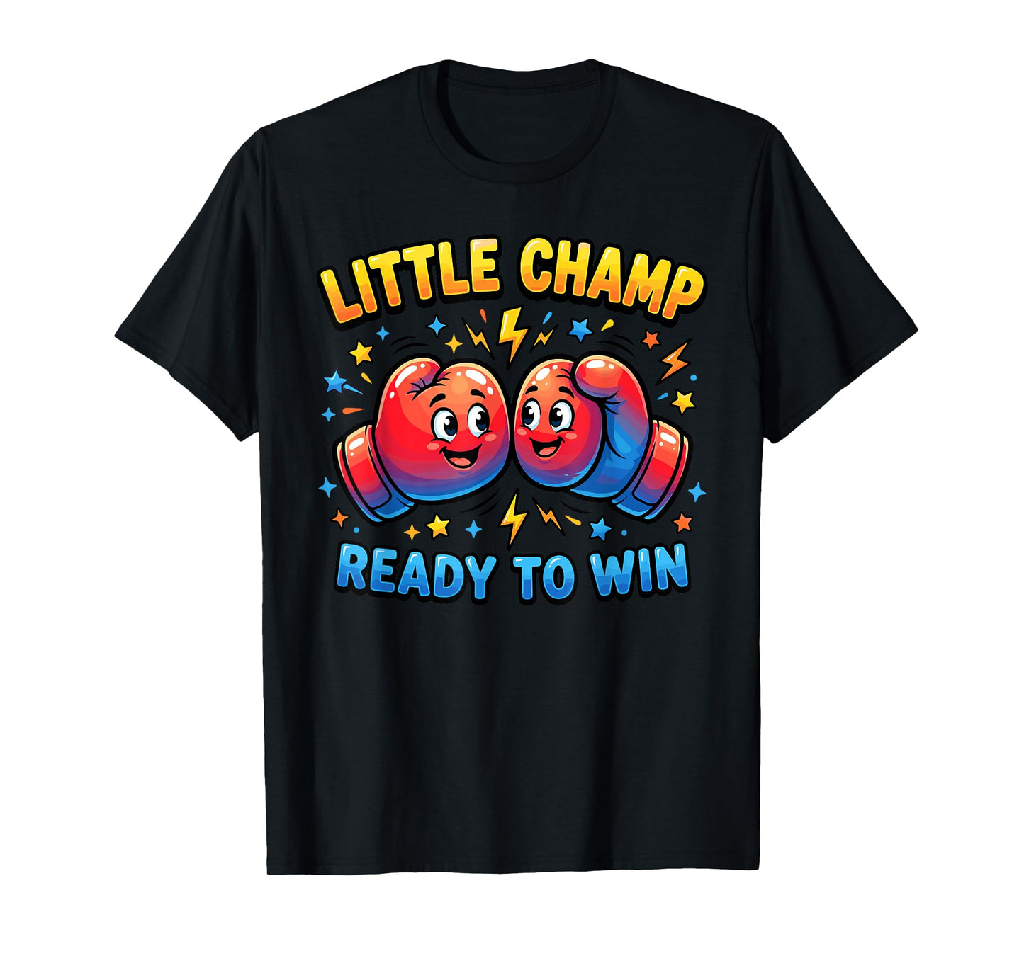 Kids Boxing Gloves Little Champ Boxer Training Boys Girls T-Shirt