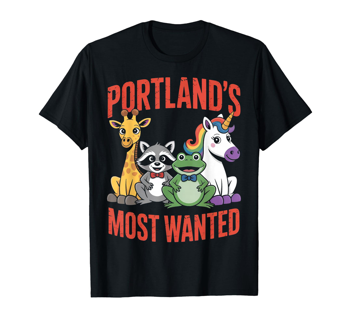 Funny Portland Protest Inflatable Protester Parody Frog T-Shirt