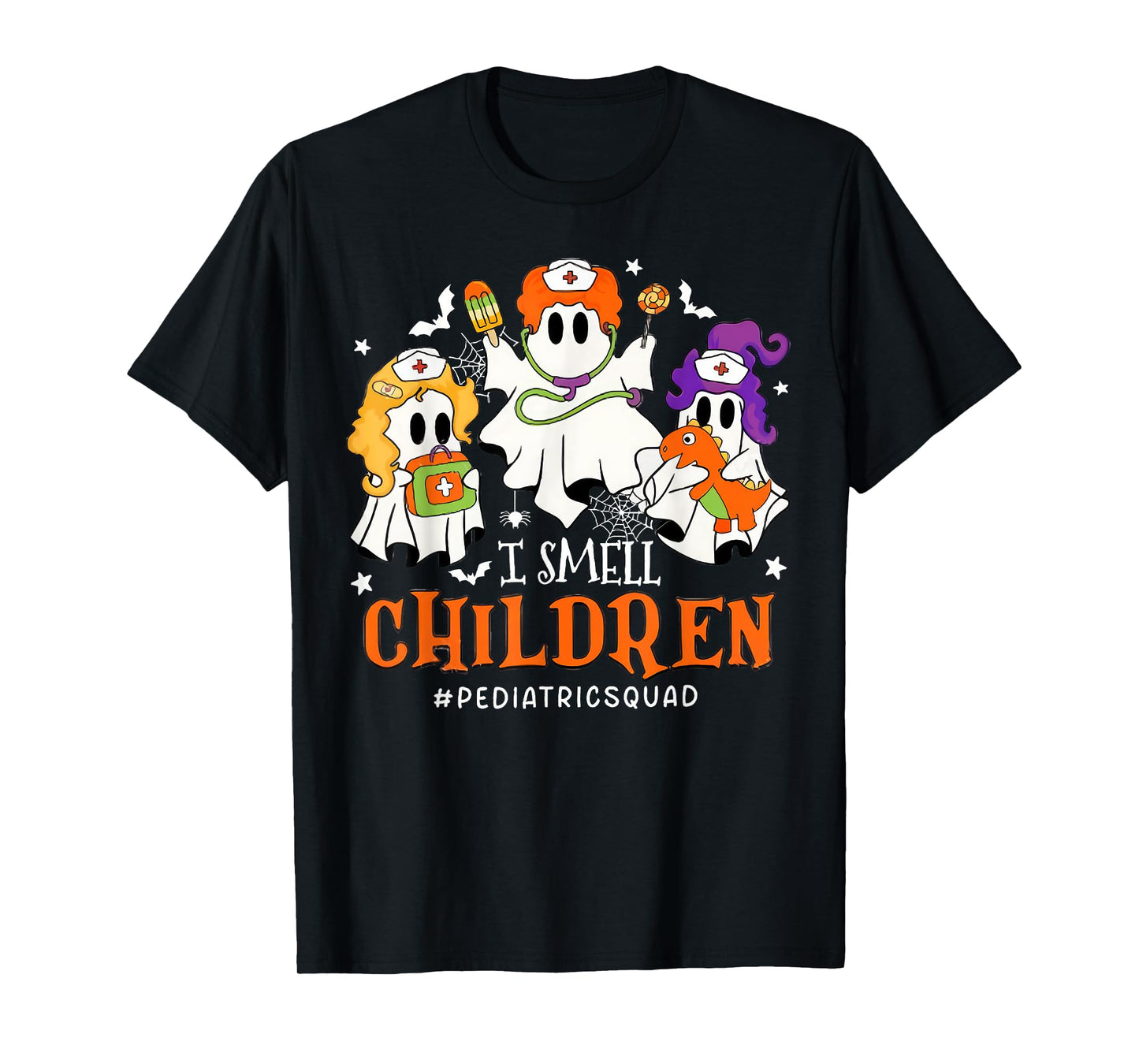 I Smell Children Funny Witch Halloween Pediatrics Nurse T-Shirt