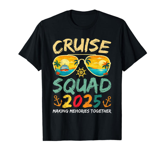 Cruise Squad 2025 Outfits Friends Family Couples Matching T-Shirt